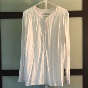 LOFT white blouse